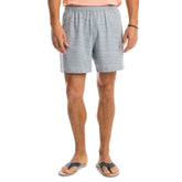 Suthern Tide Men's Rip Channel Roswell 6" Performance Short Steel Grey XL